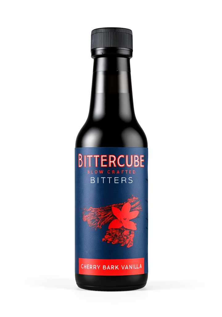 Installing Bittercube Cherry Bark Vanilla Cocktail Bitters 5 Fl Oz on a wooden bar counter
