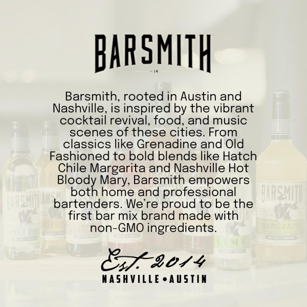 Barsmith Moscow Mule Cocktail Mix Ginger Honey Syrup-6