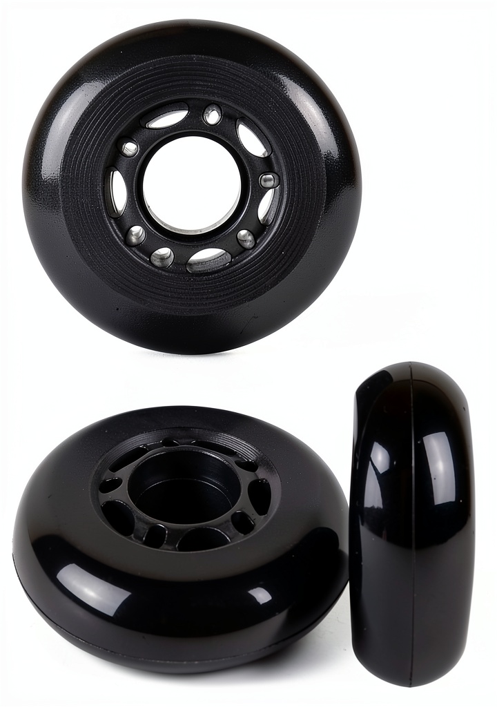 Player's Choice 68mm inline skate wheels on a skate chassis