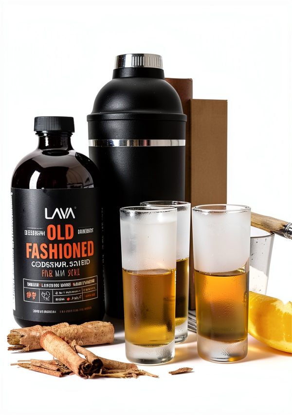LAVA Spicy Old Fashioned Syrup Cocktail Mixer 16 Fl Oz-7