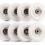 GXBHSP Inline Skate Wheels 90A PU Luminous Bearings-0