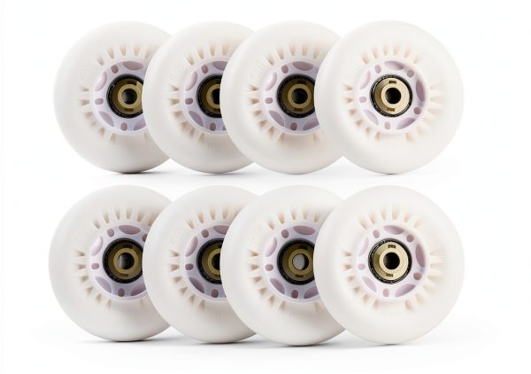 GXBHSP Inline Skate Wheels 90A PU Luminous Bearings-0