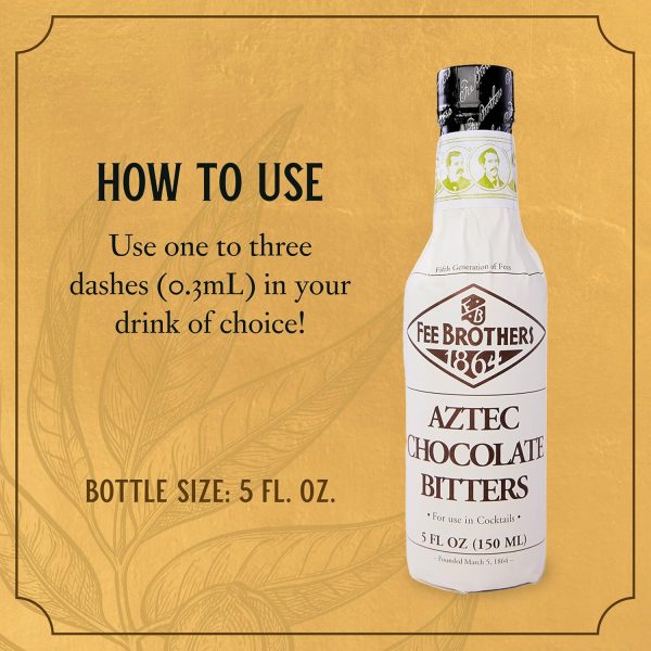 Fee Brothers Aztec Chocolate Bitters Cocktail Flavor-2