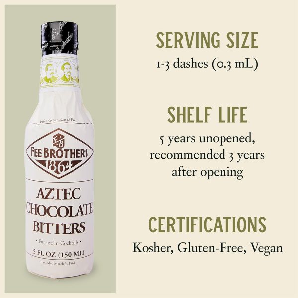 Fee Brothers Aztec Chocolate Bitters Cocktail Flavor-4