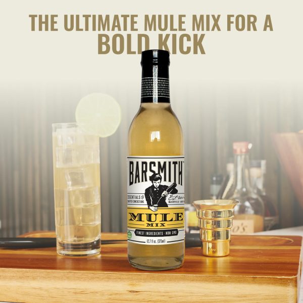Barsmith Moscow Mule Cocktail Mix Ginger Honey Syrup-2