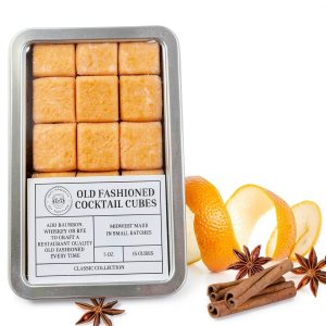 Old Fashioned Cocktail Cubes Your Grandpas Bitters Sugar Mix-0