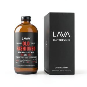 LAVA Spicy Old Fashioned Syrup Cocktail Mixer 16 Fl Oz-0