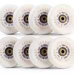 GXBHSP Inline Skate Wheels Luminous PU Bearings Replacement-0