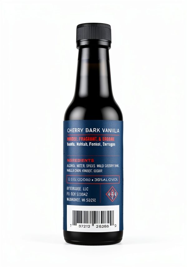 Bittercube Cherry Bark Vanilla Cocktail Bitters 5 Fl Oz-1