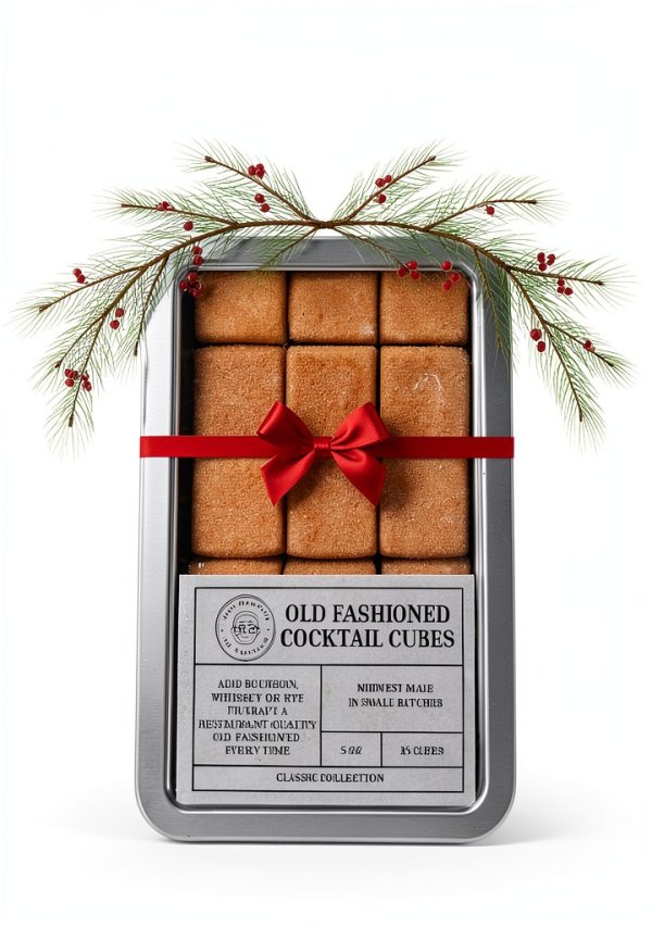 Old Fashioned Cocktail Cubes Your Grandpas Bitters Sugar Mix-1