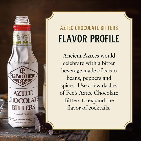 Fee Brothers Aztec Chocolate Bitters Cocktail Flavor-3