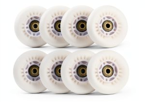 GXBHSP Inline Skate Wheels 90A PU Luminous Bearings-0