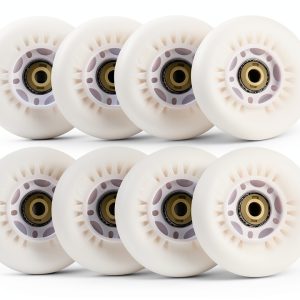 GXBHSP Inline Skate Wheels 90A PU Luminous Bearings-0