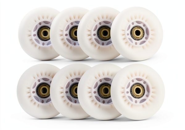 GXBHSP Inline Skate Wheels 90A PU Luminous Bearings-0