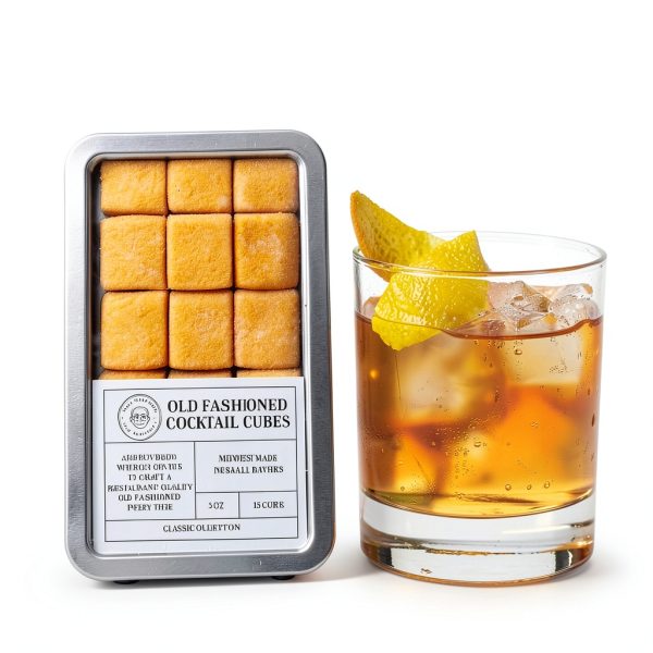 Old Fashioned Cocktail Cubes Your Grandpas Bitters Sugar Mix-6