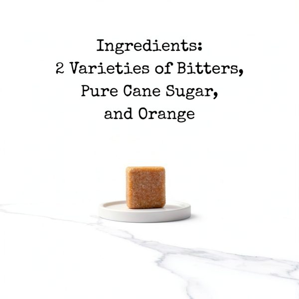 Old Fashioned Cocktail Cubes Your Grandpas Bitters Sugar Mix-2