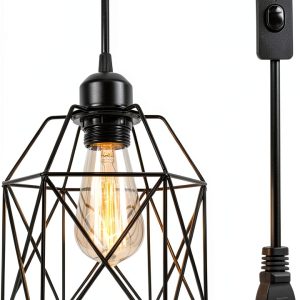 Pendant Light OmiSun Farmhouse Geometric Design - Model OS-0001-0