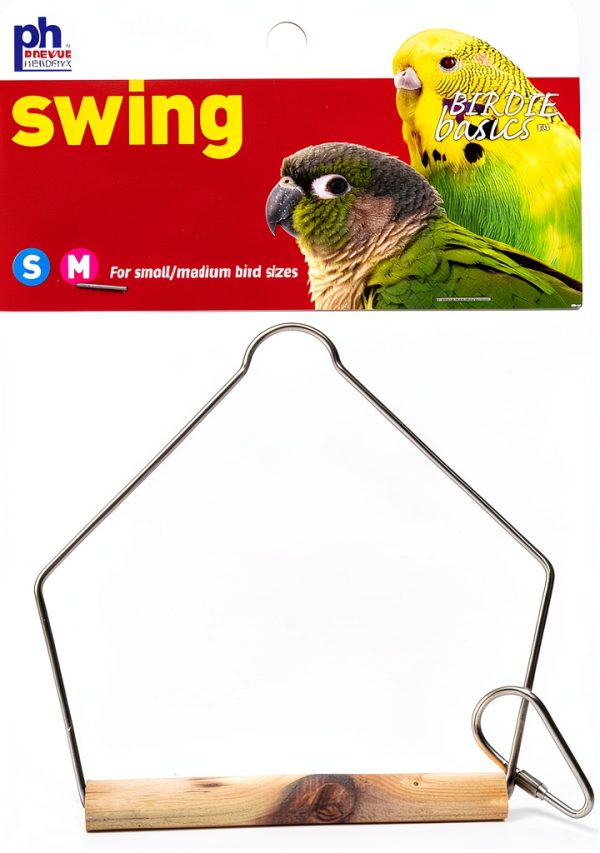Prevue Pet Products Natural Wood Birdie Basics Swing BPV388 4x5 Inch-1