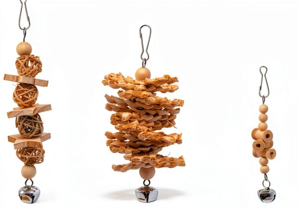 Deloky Bird Parrot Swing Toy 7-Pack - Multi-Layer Chew & Climb-3